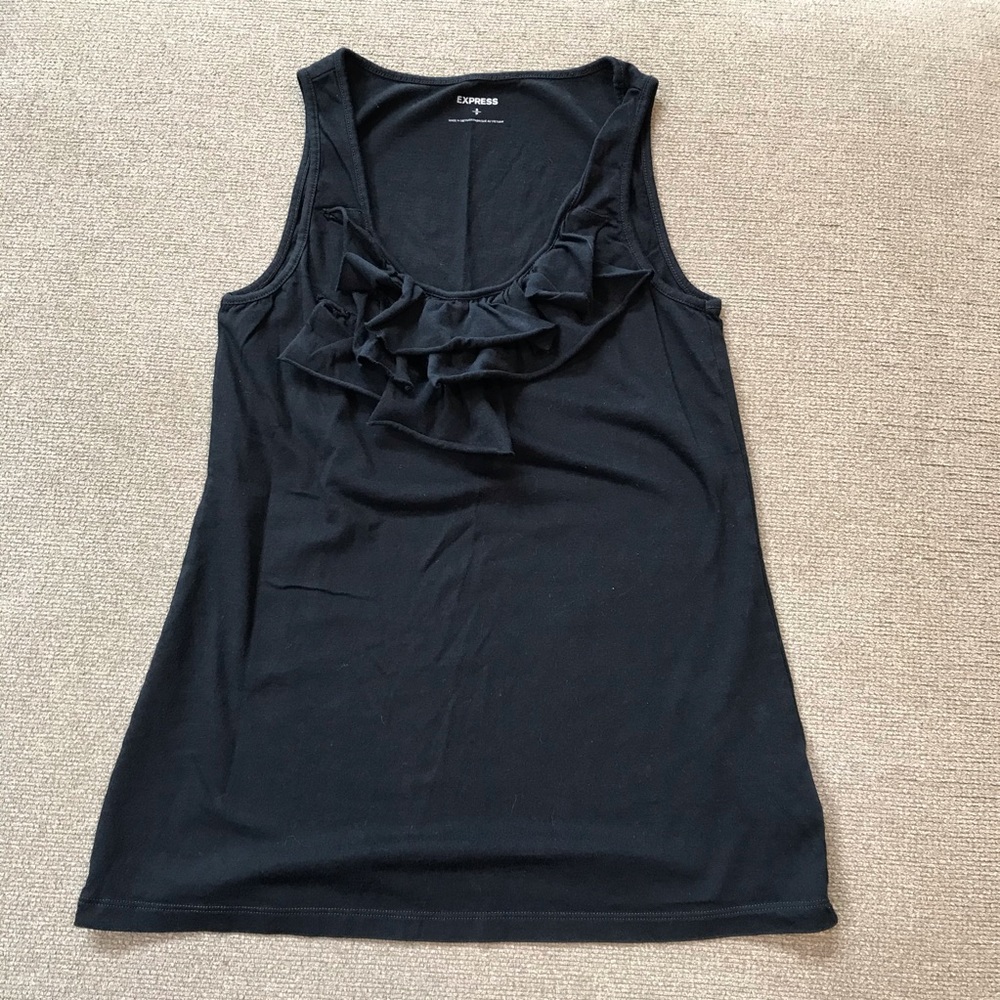 Express scoop neck sleeveless top